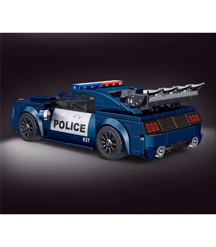 MOLD KING 27002 Roadblock Police Sport Car Building Blocks Ensemble de jouets