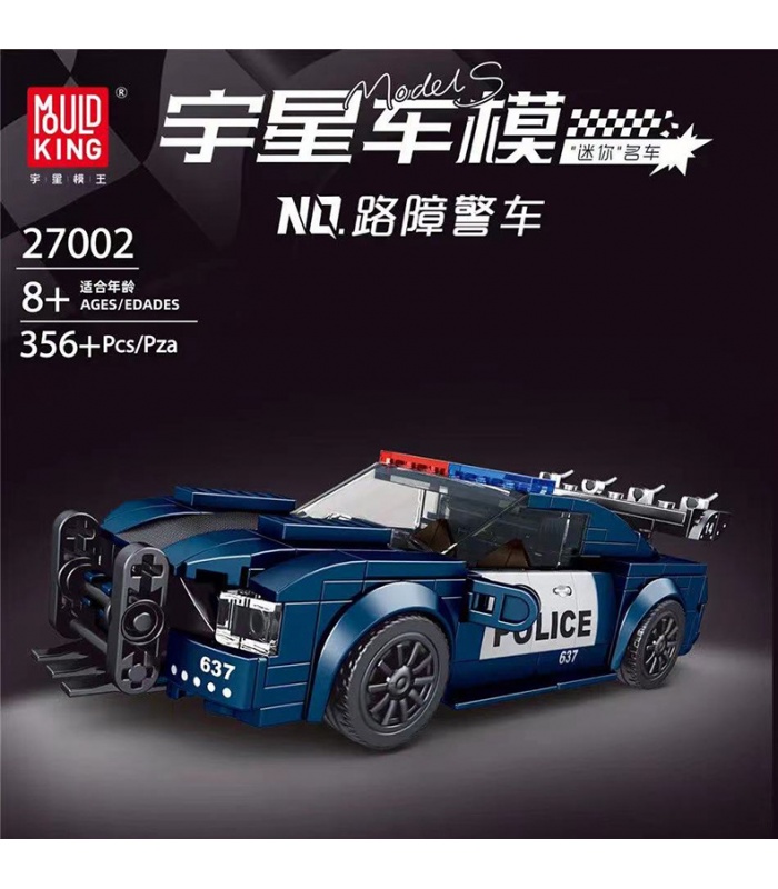 MOLD KING 27002 로드블록 경찰 스포츠카 빌딩 블록 장난감 세트