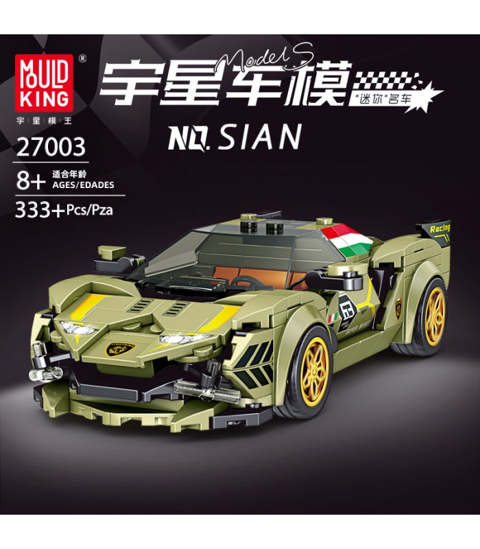 MOLD KING 27003 Lamborghini Sian Sportwagen Bausteine Spielzeug-Set