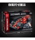 MORK 023005 Red F1 SF90 Super Racing Car Modelo Building Bricks Toy Set