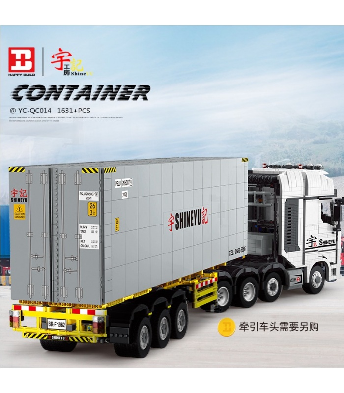 XINYU YC-QC014 MOC Shineyu Container Bausteine-Spielzeug-Set