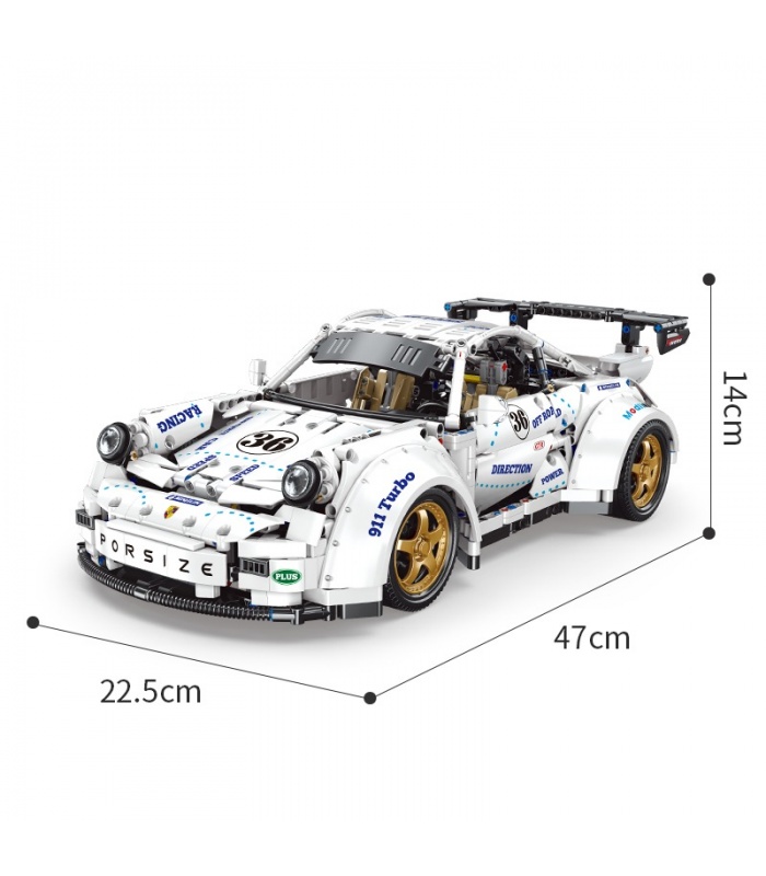 XINYU YC-QC016 X-Tech 911 Ensemble de jouets de briques de construction de voiture de