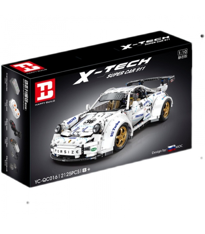 XINYU YC-QC016 X-Tech 911 Ensemble de jouets de briques de construction de voiture de