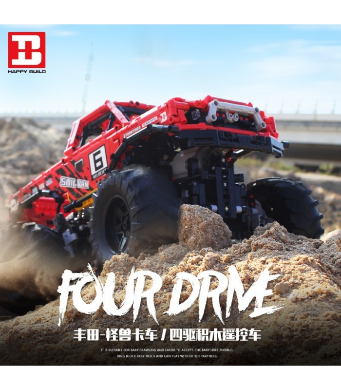 XINYU XQ1212D Toyota Monster Truck Fernbedienung Bausteine-Spielzeug-Set