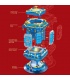 XINYU XQ18001 Brushpot Lantern Juego de juguetes de ladrillos de construcción