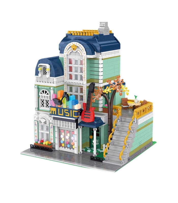 XINYU YC20008 le magasin de musique City Street View Series Building Bricks Toy Set