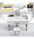 XINYU YC21003 White Piano Building Bricks Toy Set