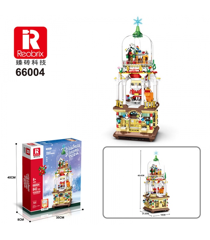 Reobrix 66004 Christmas Dream Building Blocks Toy Set