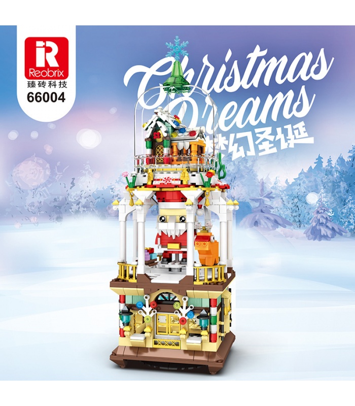 Reobrix 66004 Christmas Dream Building Blocks Toy Set