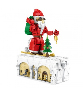 Reobrix 66001 Santa Claus is Coming Building Blocks Toy Set