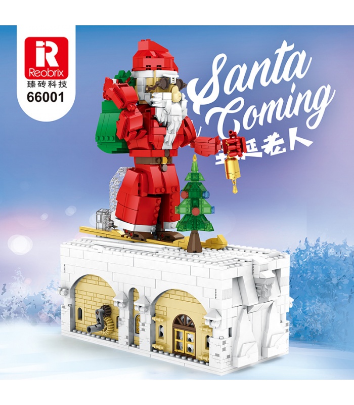 Reobrix 66001 Santa Claus is Coming Building Blocks Toy Set