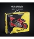 CADA C64001 Cyber Night Series Cyber Grass Motorcycle Building Blocks Toy Set