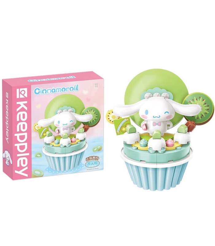 Keeppley K20815 Cinnamoroll Cupcake Sanrio 시리즈 빌딩 블록 장난감 세트