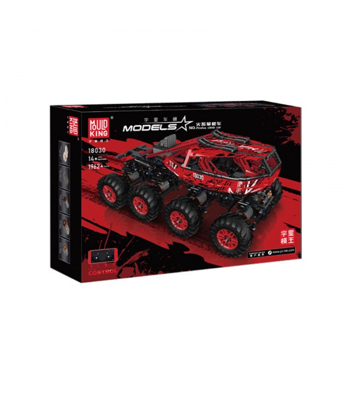 MOULD KING 18030 rouge Firefox escalade voiture modèle série blocs de construction ensemble de jouets