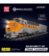 Mould King 12018 USA EMD F7 WP Diesellokomotive Bausteine Spielzeugset