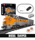 Mould King 12018 EE. UU. EMD F7 WP locomotora diésel juego de bloques de construcción de juguete