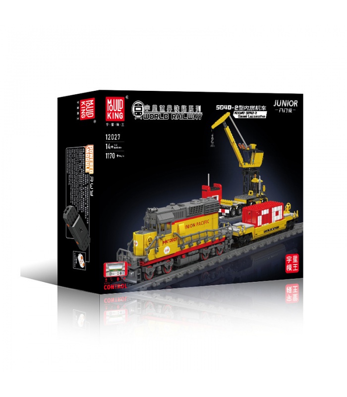 Mould King 12027 SD40-2 Locomotora diésel Juego de bloques de construcción de juguete