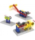 WANGE Mechanical Engineering Shooting Machine 1303 Building Blocks Educational Learning