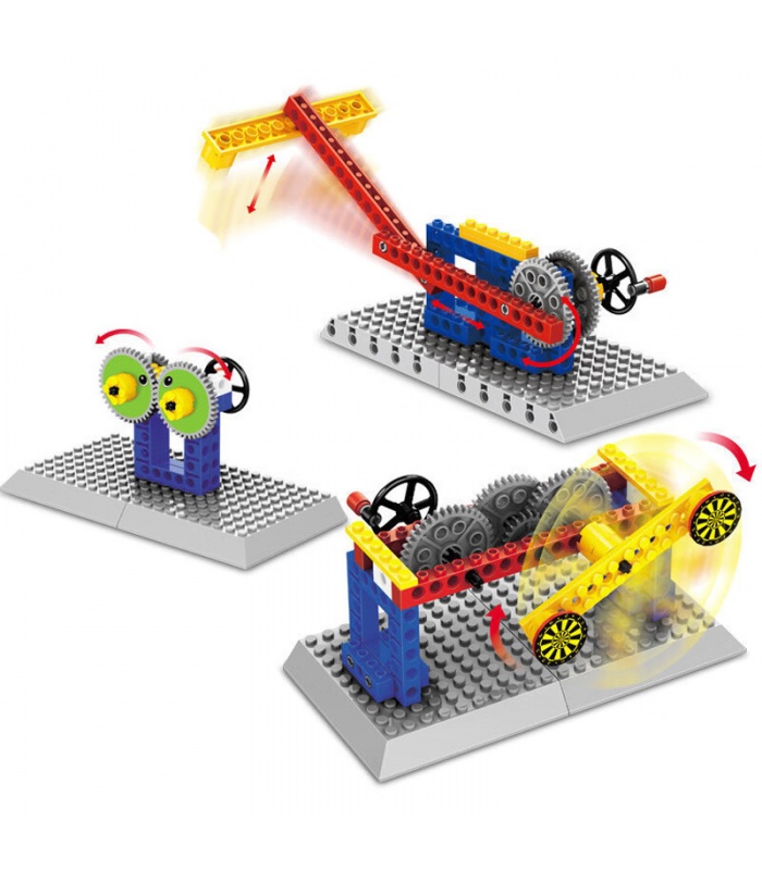 WANGE Mechanical Engineering Shooting Machine 1303 Building Blocks Educational Learning