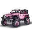 MORK 022010-1 Pink Off-Road Vehicle Building Bricks Toy Set