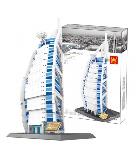 WANGE Dubai Burj Al Arab Hotel 5220 Building Blocks Toy Set