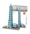 WANGE Architecture 台北101 3Dモデル 5221 ビルディングブロック おもちゃセット
