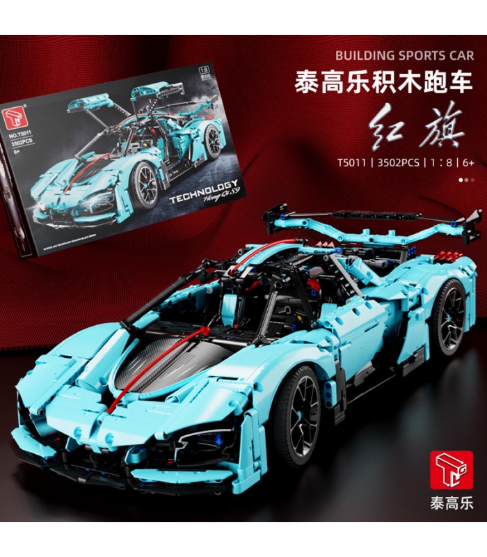 TGL T5011 Hongqi S9 Sports Car Technology Series Ensemble de jouets de briques de