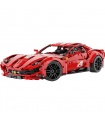 TGL T5001 1:10 Red F12 Berlinetta Sports Car Building Bricks Toy Set