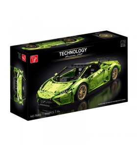 TGL T5003 1:8 Lamborghini Huracan EVO Spyder Supercar Building Bricks Toy Set