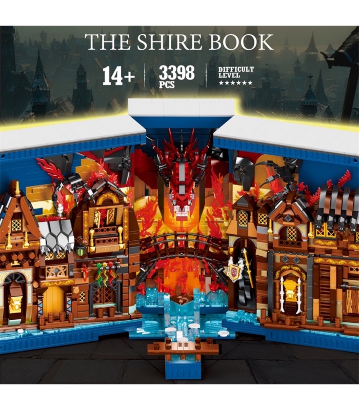 Reobrix 66035 The Shire Book Building Blocks Toy Set