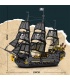 Reobrix 66036 Black Pearl Pirate Ship Building Blocks Toy Set