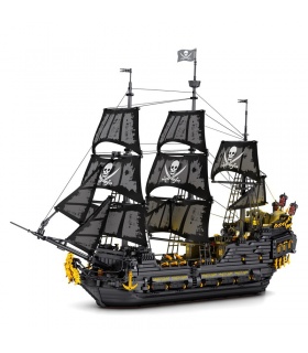Reobrix 66036 Black Pearl Pirate Ship Building Blocks Toy Set