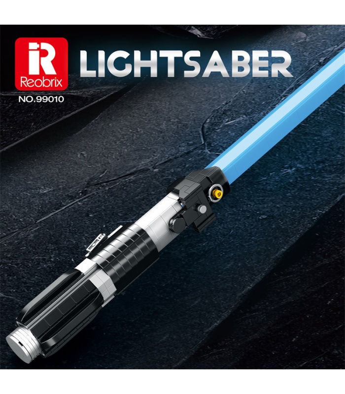 Reobrix 99010 Star Wars Blaues Lichtschwert-Baustein-Spielzeugset