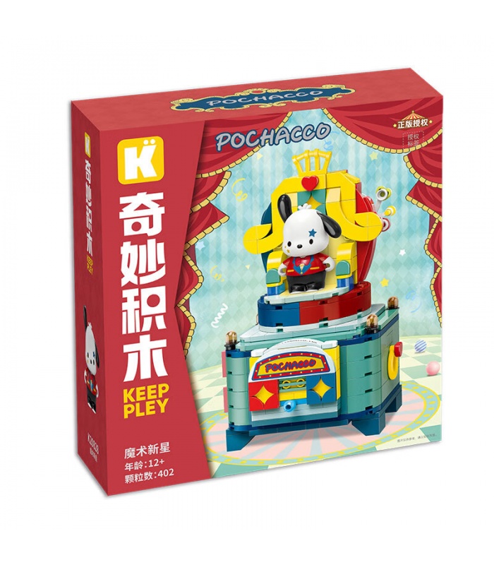 Keeppley K20828 Pochacco Superstar Mago Juego de bloques de construcción de juguete