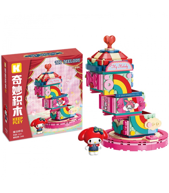 Keeppley K20824 My Melody Circus Stack Building Blocks Toy Set