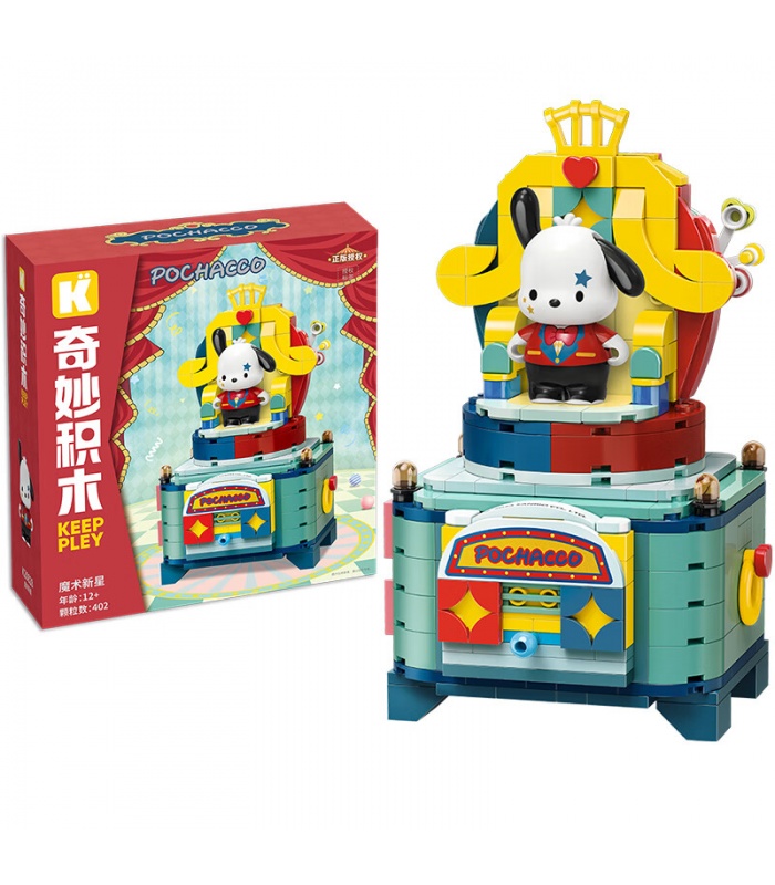 Keeppley K20828 Pochacco Superstar Magician Building Blocks Toy Set