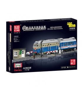 MOULD KING 12022 DF4B ensemble de blocs de construction de Train de Locomotive Diesel