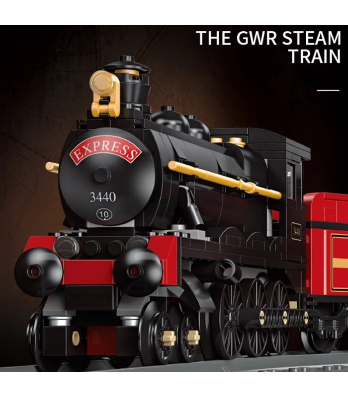 JIE STAR 59002 The GWR Steam Train Building Bricks Toy Set