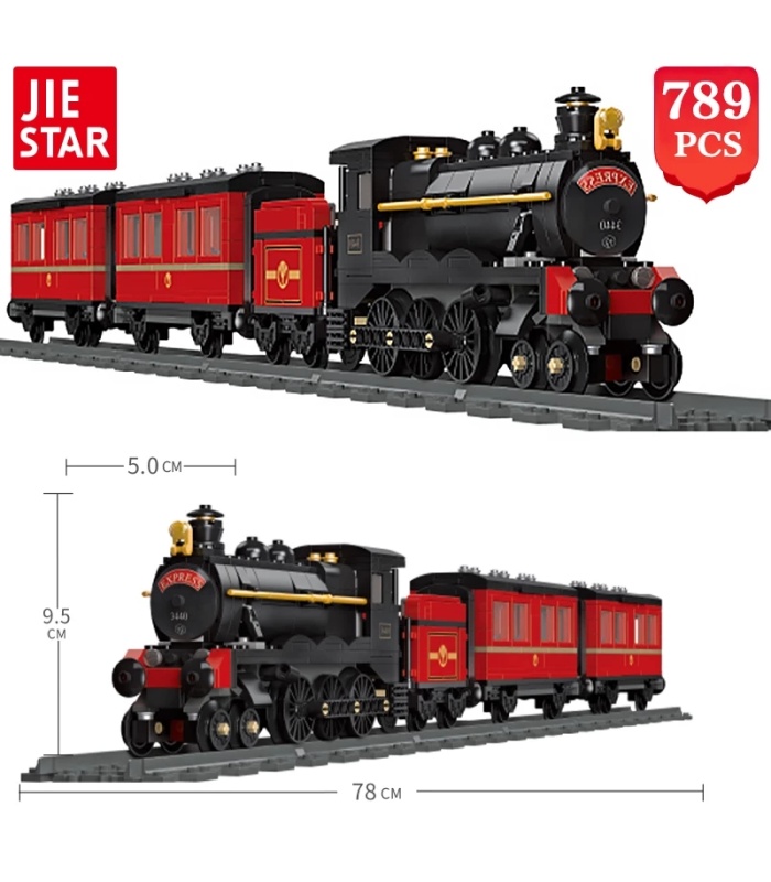 JIE STAR 59002 Das GWR-Dampfzug-Bauklötzchen-Spielzeug-Set