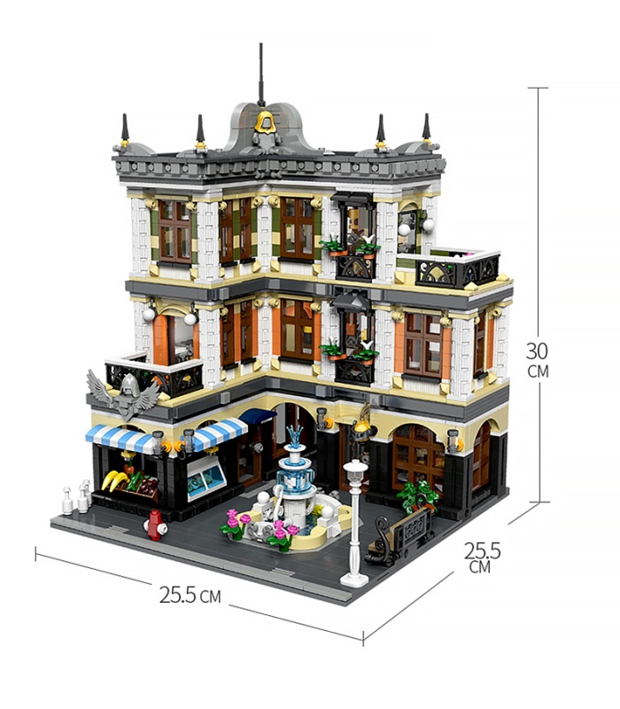 JIE STAR 89113 The Fountain Square Building Bricks Juego de juguetes