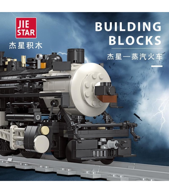 JIE STAR 59003 Train The CN5700 Steam Locomotive Building Bricks Toy Set