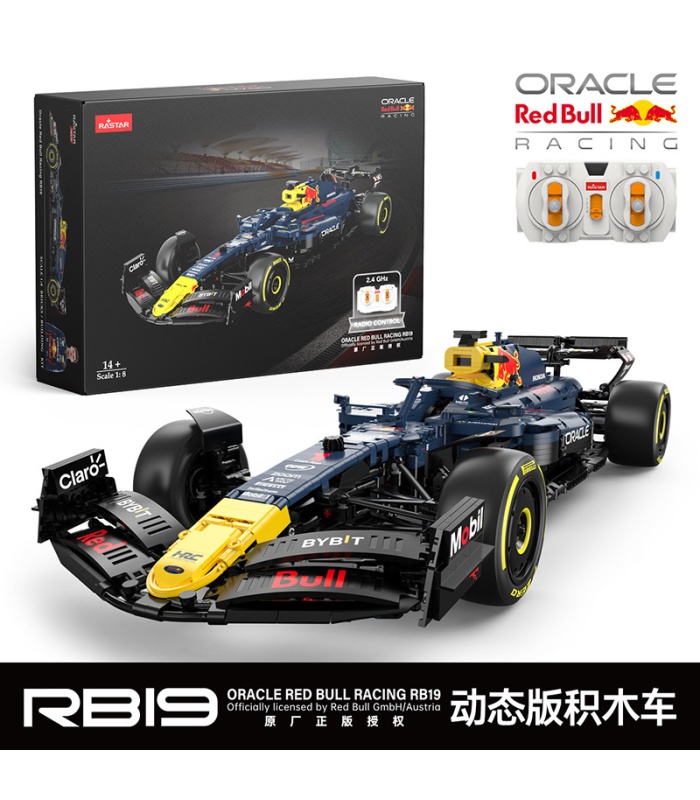 Red Bull F1 RB19 1:8 RASTAR 92410 Racing Car Building Blocks Toy Set