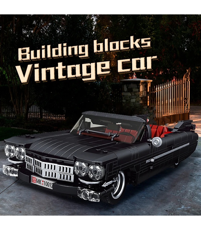 Juego de bloques de construcción de juguete Cadillac Eldorado 10012 de MOULD KING