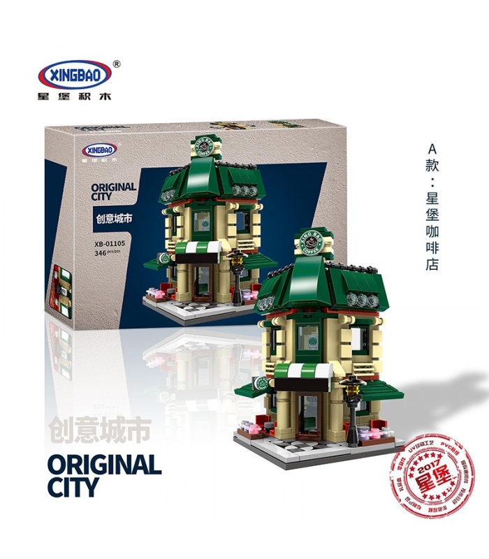 XINGBAO 01105 Original de la Ciudad de Mini Modular de la Construcción de Ladrillos Conjunto