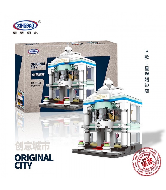 XINGBAO 01105 Original de la Ciudad de Mini Modular de la Construcción de Ladrillos Conjunto