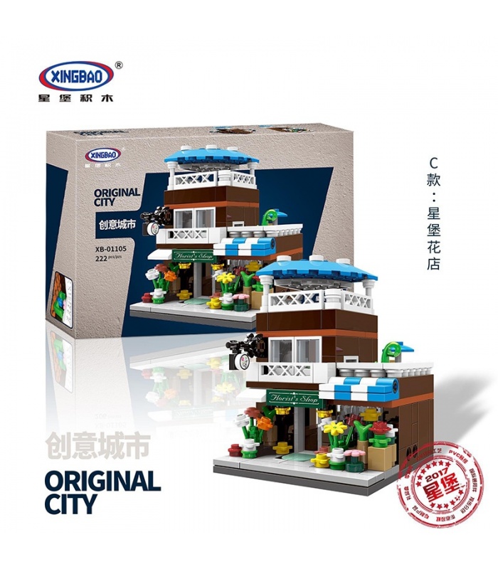 XINGBAO 01105 Original de la Ciudad de Mini Modular de la Construcción de Ladrillos Conjunto