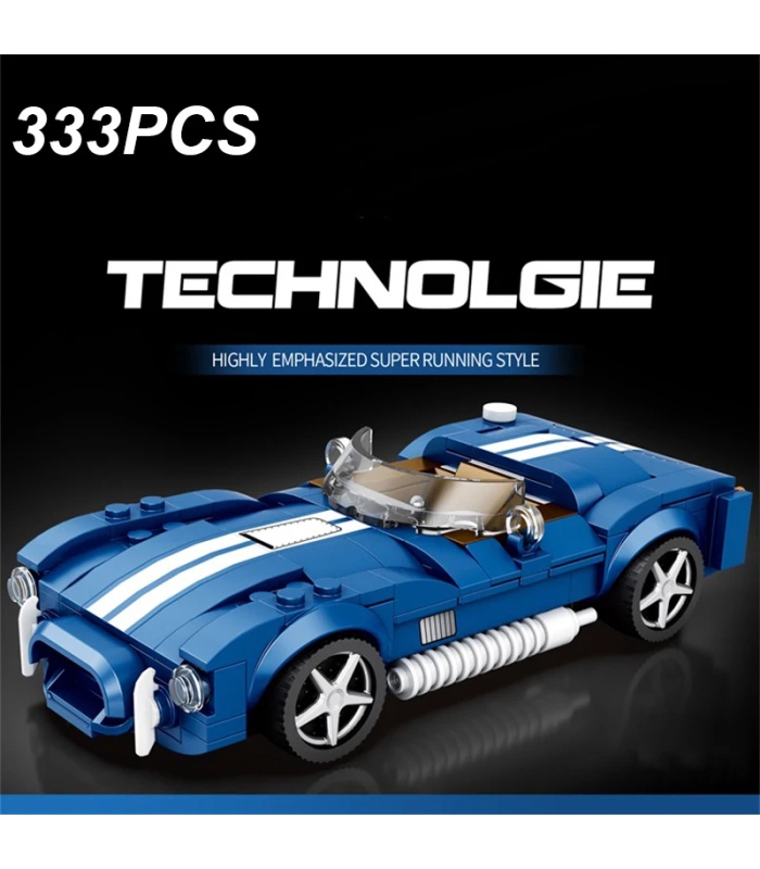 Reobrix 812 Shelby Cobra S Autobausteine-Spielzeugset