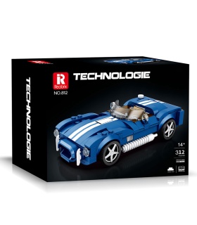 Reobrix 812 Shelby Cobra S Car Building Blocks Toy Set