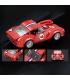 Ensemble de jouets de construction de voiture Reobrix 813 Red 250 GTO