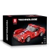 Ensemble de jouets de construction de voiture Reobrix 813 Red 250 GTO